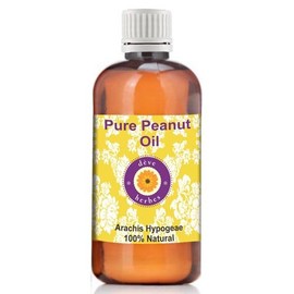 Pure Peanut Oil 100 ml (Arachis Hypogeae) 100% Natural Cold Pressed & Therapeutic Grade