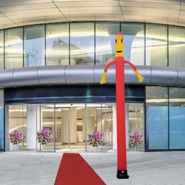 20 Feet Tall Wacky Inflatable Tube Guy, Dancers Inflatable Tube Man Set - for Business Promotion, Weddings Party, Opening Celebration, Business Exhibitions(No Blower)