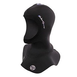 NeoSport 5/3-mm XSPAN Vented Bibbed Hood (Black, Large) - Diving , Snorkeling & Water Sports