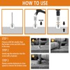 XEWEA 22PCS 3/8" Drive Screw Extractor Set, Bolt Remover Kit