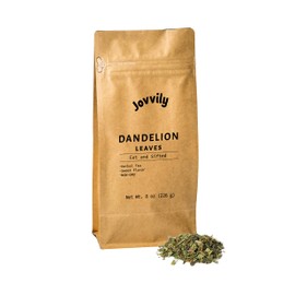 Jovvily Dandelion Leaves - 8 oz - Cut & Sifted - Herbal Tea - Cuisine Garnish