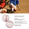 Softball Training Set,9 Inch Softball Ball Set,2PCS Practice Softball PU