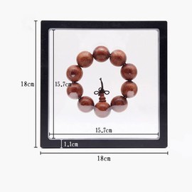 Can Badge Display Can Badge Display Storage Rubber Strap Display Holder Decoration PET Membrane Keychain Storage Necklace Headpiece Jewelry Storage High Clarity Display Display Case Placement Collection Case Ornament with Stand Antioxidant Specimen Set o