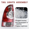 CONLLCON LED Tail Lights Assembly Compatible with 2005-2015 Tacoma, Rear