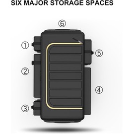 Organizador plegable para maletero de coche, con tapa, de tela Oxford, para guardar, organizador de maletero SUV