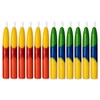 Papyrus Eco-Friendly Birthday Candles, Layered Primary Colors (12-Count)