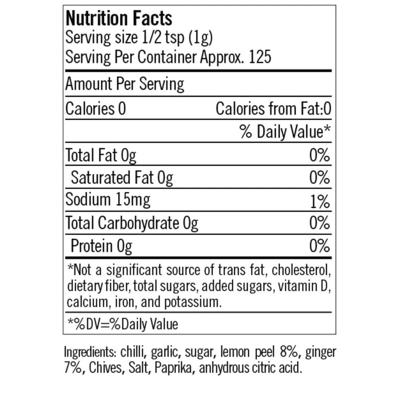The Gourmet Collection Ginger Lemon Sriracha Spice Blend