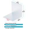 OTTFF 4 Pack Aluminum L Shape Angle Bracket, 3-1/2" x