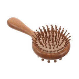 OHPHCALL Traditional Scalp Massage Wooden Hair Comb for Women Comfortable Massage Tool