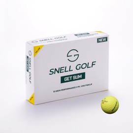 Snell Golf GET SUM 2024 Model 1 Dozen ★ Online Limited Edition GS5D (Yellow)