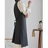 Nanxson Women's Cotton Linen Apron Cooking Apron Printed Kitchen Apron