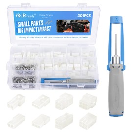 JRready ST6549 .062" Pins Connector Kit 2 3 4 6 Circuits Connector Power Housings with Pin Removal Tool 18-24AWG Electrical Crimps Terminal 02062103/02061103 Standard Molex 3.68mm Pitch Connectors
