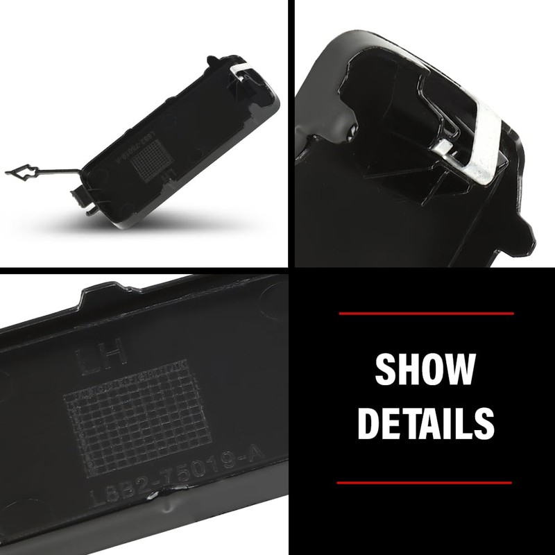 G-PLUS Rear Left Bumper Tow Hook Eye Cover Cap Compatible