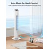 GoveeLife White Tower Fan for Bedroom, 36" Smart Floor Fan