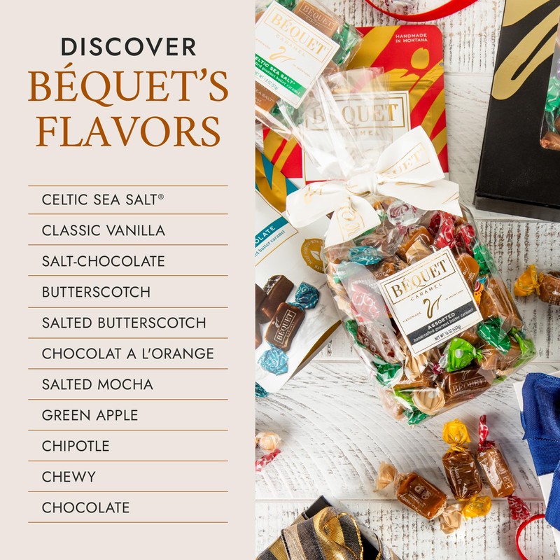 Béquet Caramel - Green Apple Caramel Candy - Gourmet Caramel