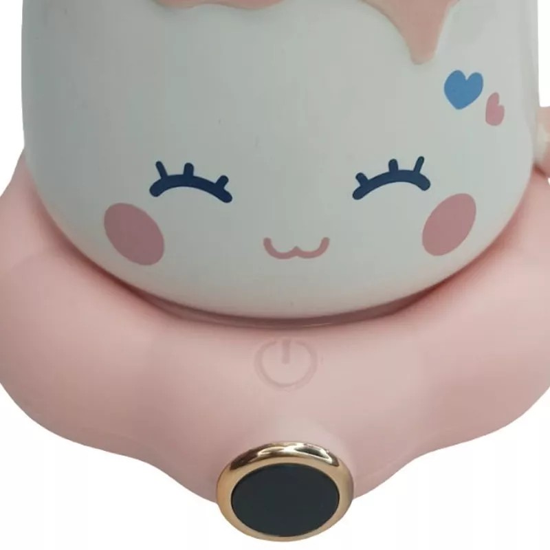 TH2010 Taza Ceramica Calentador Electrica Portatil Kawaii Cafe Te