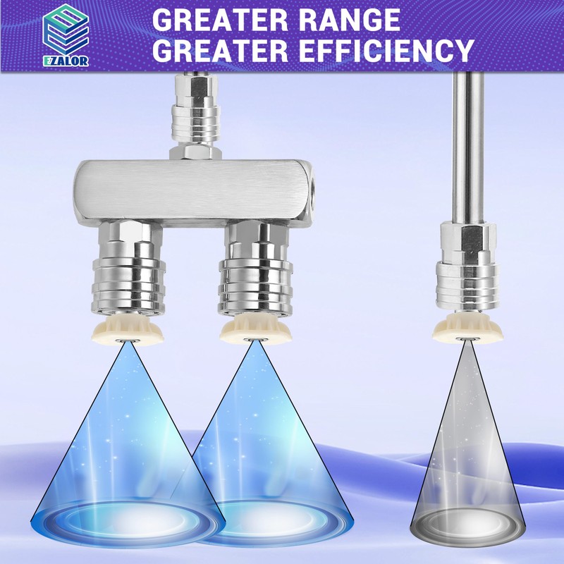 EZALOR Pressure Washer Tips, 2-in-1 Power Washer Nozzle Tip, Dual