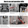 HAOYOO Wire Stripper Machine, Drill-Powered/Manual Two-In-One Wire Strippers Tool, Wire