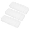 CAXUSD Travel Shaver Box 3 Storage Containers Razor Blade Holder
