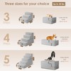 EHEYCIGA Dog Stairs for High Bed 22.5" H, 5-Step Dog