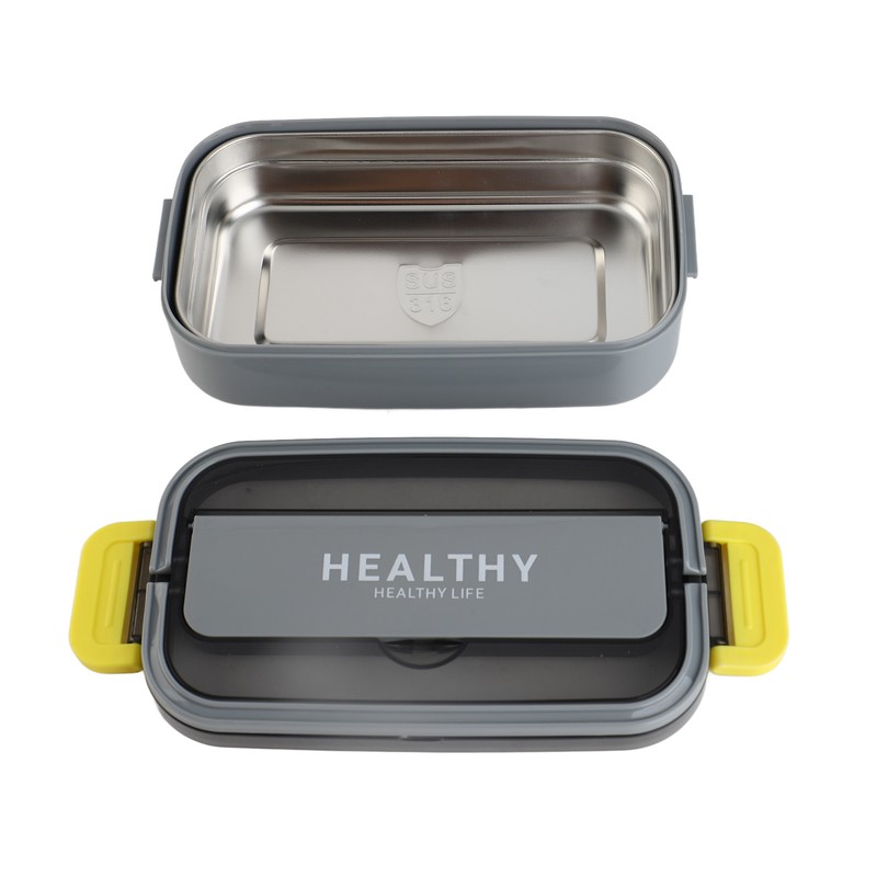 Lunch Box 316 Stainless Steel 700ml Capacity Leakproof Microwave Safe