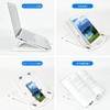 Laptop Stand with Smartphone Stand, 360° Rotation, Foldable, Anti-Slip, Adjustable