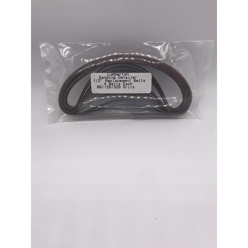 Sanding Stick 1/2" Replacement Belts 12 Belts Coarse Grits