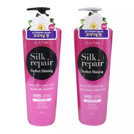 Elastin 헤어 관리 550ml 샴푸 엘라스틴 골드실크 린스 [샴푸] Hair Care 550ml Shampoo Elastine Gold Silk Rinse [Shampoo]