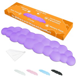 Cloud Wrist Rest Keyboard | Desk Cloud Wrist Pad | Cloud Palm Rest Keyboard | Cute Hand Computer Cushion | Ergonomic Gaming Wrist Computer Pad Rest | Cloud Arm Rest Keyboard Wrist Pad - Purple