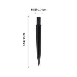 GANAZONO Solar Light Stakes 20Pcs Plastic LED Ground Stakes Lamps Reinforced Ground Spikes Solar Lights Landscape Replacement Torch Lights for Outdoor Pathway Markers (140mm) Landscape Lights Pole