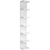 LitaEther Versatile 7 Tier Wall Shelf Unit,White Lack Wall Shelf,Display