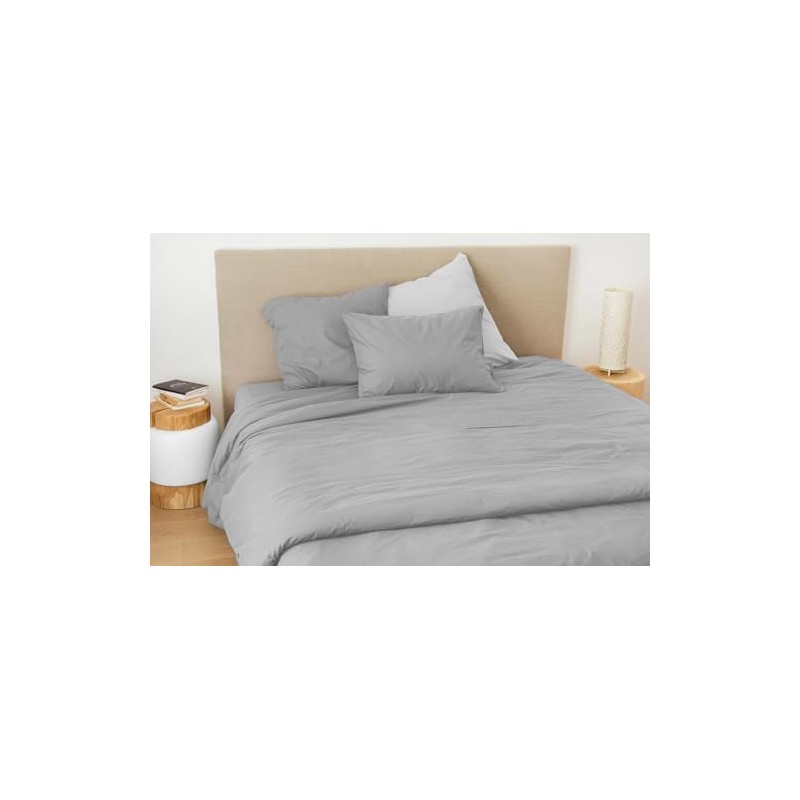 Ferret Washed Cotton Fitted Sheet 140 x 190 cm Flannel