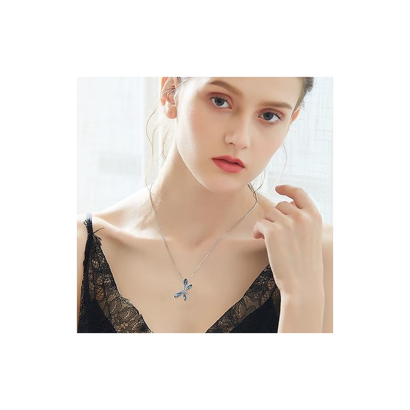 Mayfer | Collar para Mujer con Dije Colgante de libelula
