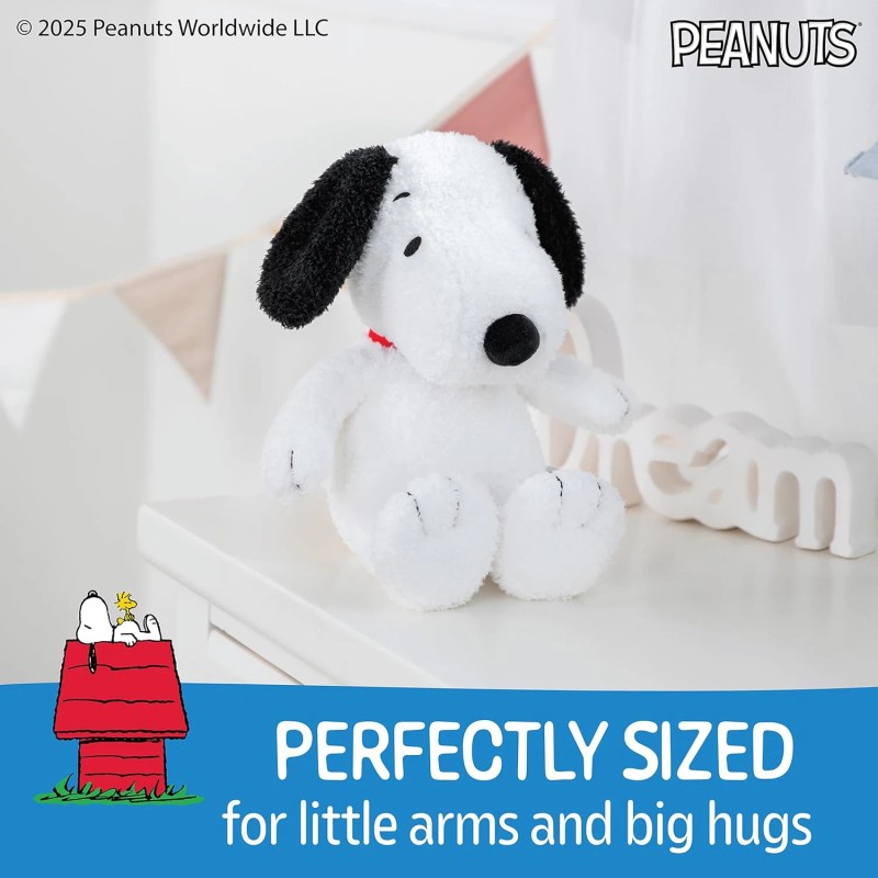 Peanuts Charlie Brown Snoopy Plush Cuteeze with Crinkle Feet Soft