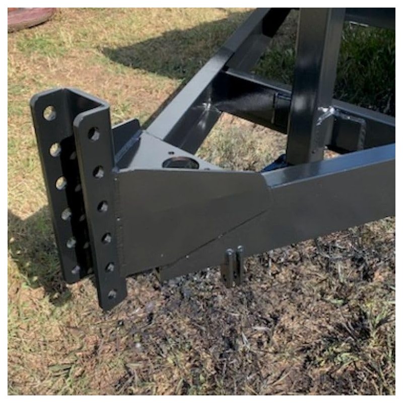 Vertical Channel Weld On Tongue Adapter for Trailer A-Frames -