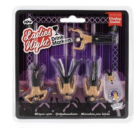 NPW Drinking Buddies Ladies Night, Pack of 4, Assorted