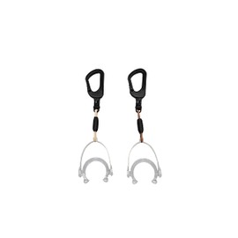 Plastic Bottle Holder Bottle Holder with Carabiner Strap 2 Pack (Matte Brown, Matte Beige)