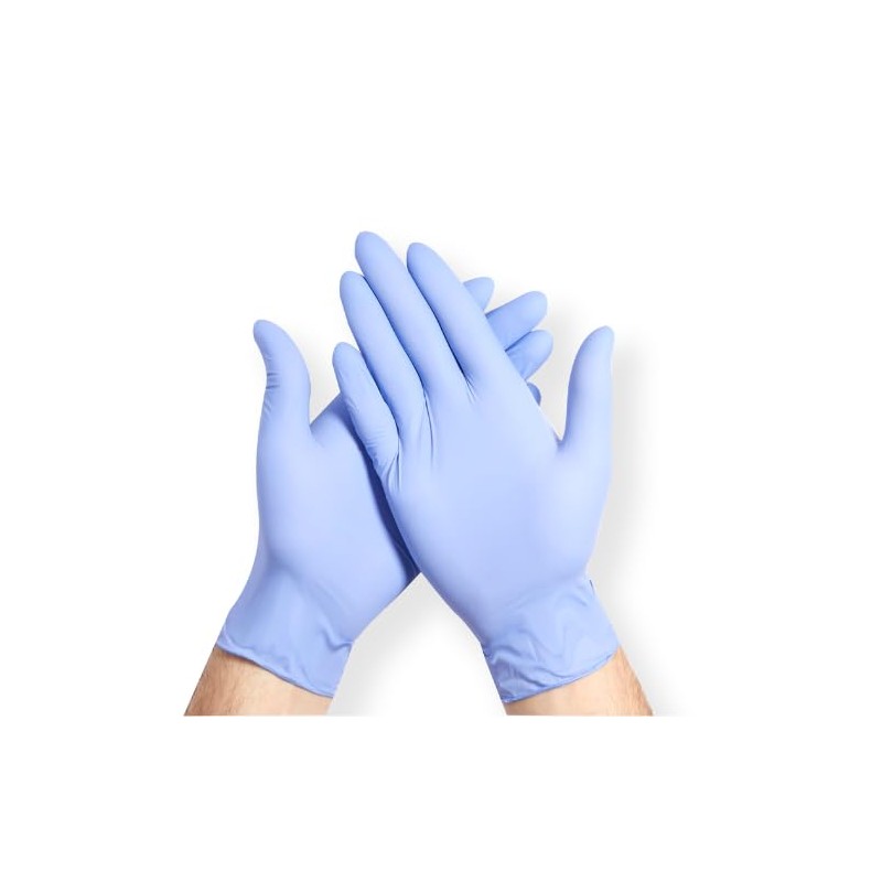 Blue Dot Nitrile Gloves (1 Pair) – Extra Large, Non-Sterile,