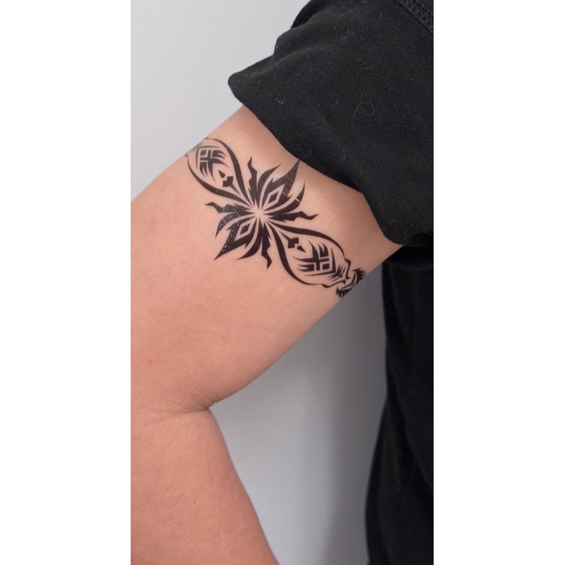 5 Blätter Temporäre Armband Tattoos Tribal Tattoos Maori Design Tattoos