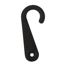 SSWBasics Black Plastic Sock Display Hook Hangers - Case of 1000 Durable Retail Hangers for Efficient Sock Hanger Solutions