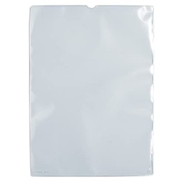 HERMA 1334 ID Card Holder Transparent Pack of 10 for Protection for Documents in DIN A4 Format, Plastic Card Sleeves Protective Cover Set, Transparent