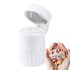 Pill Crusher - Tablets Slicer With Pill Storage - Tablet