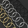 40 Pieces of Curtain Rings Metal, 50mm Curtain Rings for