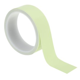 PATIKIL 1.2" x 16.4Ft Glow in The Dark Tape, Neon Luminous Reflective Waterproof Stickers PVC Warning Tape Self Adhesive for Stairs Tread Step Indoor Outdoor, Fluorescent Green