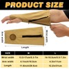 Suhine 2 Pairs Leather Arm Guards Leather Welding Work Sleeves