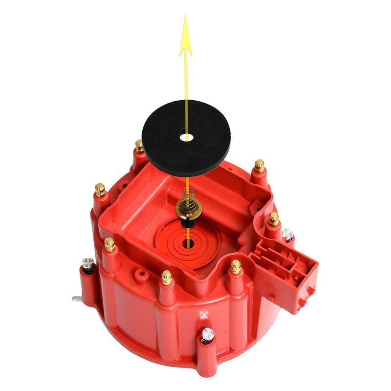 Pertronix D4011 HEI Distributor Cap & Rotor Kit (Red)