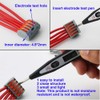 CESFONJER 16 Pcs Compact Splice Connector, One-Touch Connector for Stranded