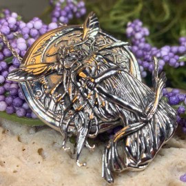 Unbranded Fairy Necklace Celestial Fantasy Ladies Pagan Pendant 925 W/FREE CHAIN