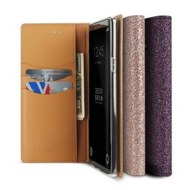 Design Skin (신세계김해점)공용.전기종 사용가능 공용 대형 글리터 베이직 가죽케이스(ITM04034) (Sinsegye Gimhae Store) Universal. Compatible with all models Large Glitter Basic Leather Case (ITM04034)