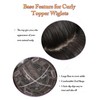 Hair Topper 20 Inch Synthetic Wavy Clip-In Topper for Daily